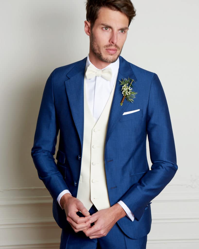 Gilet de costume en soie n°1