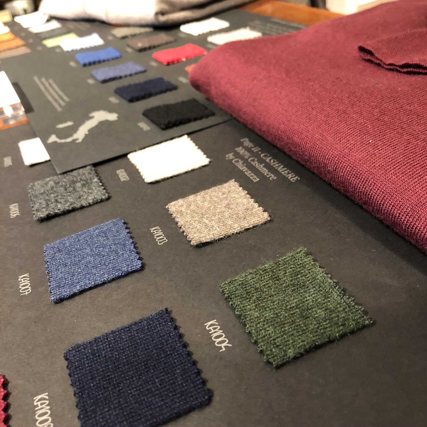 coloris pull sur mesure