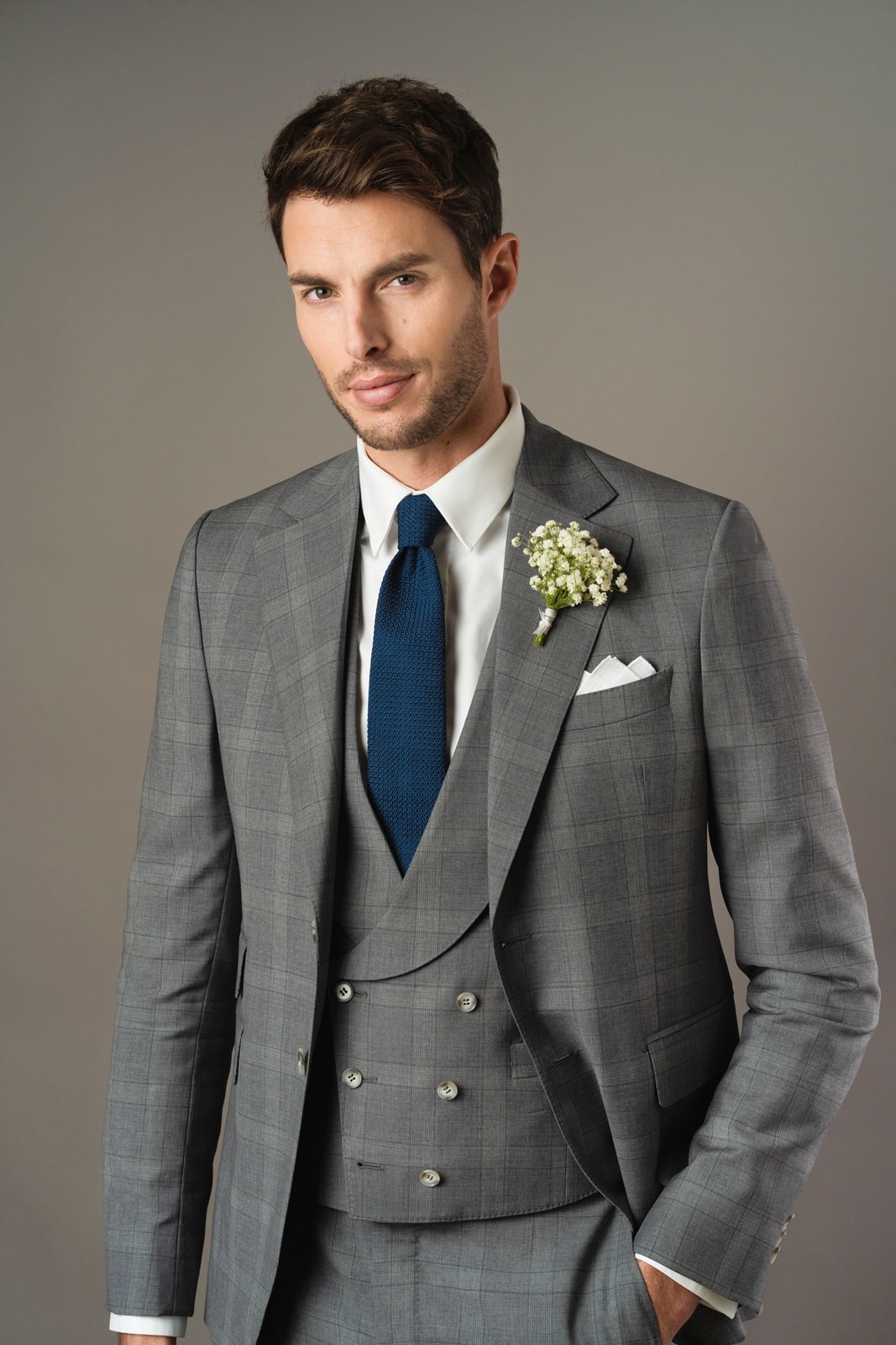 Costume mariage 3 pieces prince de galles