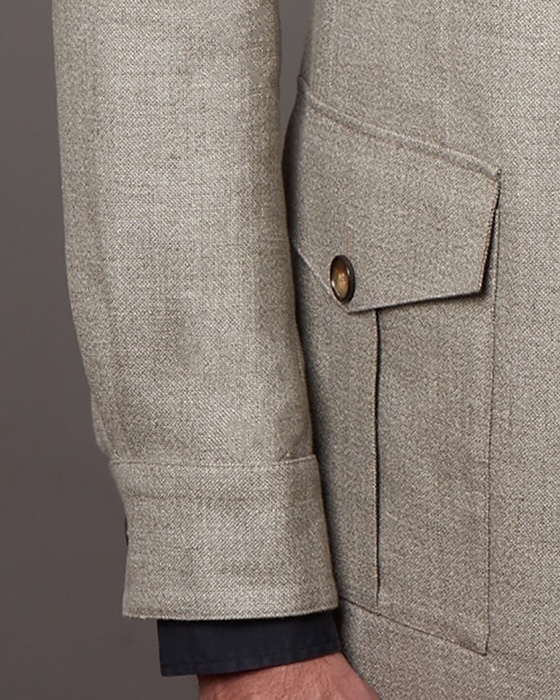 La Saharienne, veste sur mesure pour homme