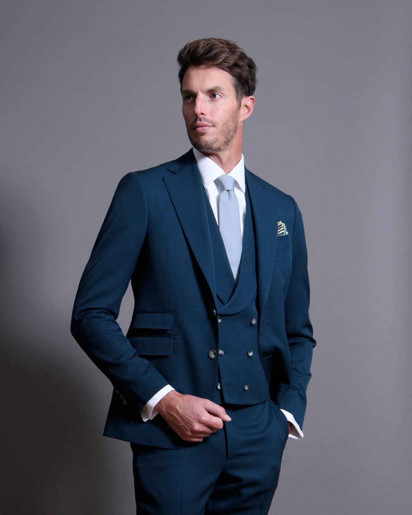 Artling Paris Collection Mariage Costume sur mesure bleu canard