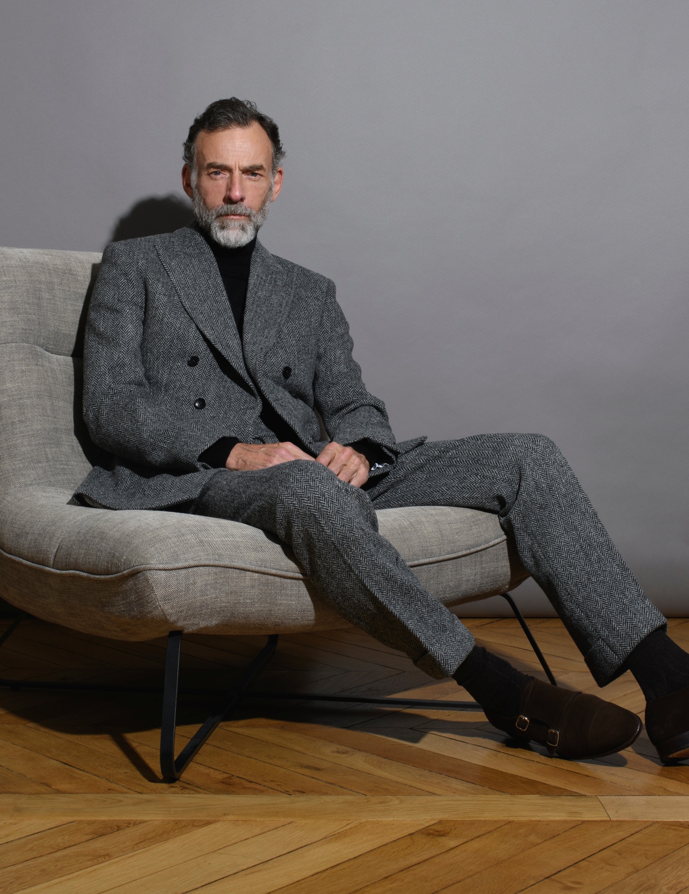 Artling Paris- Costume croise Harris Tweed