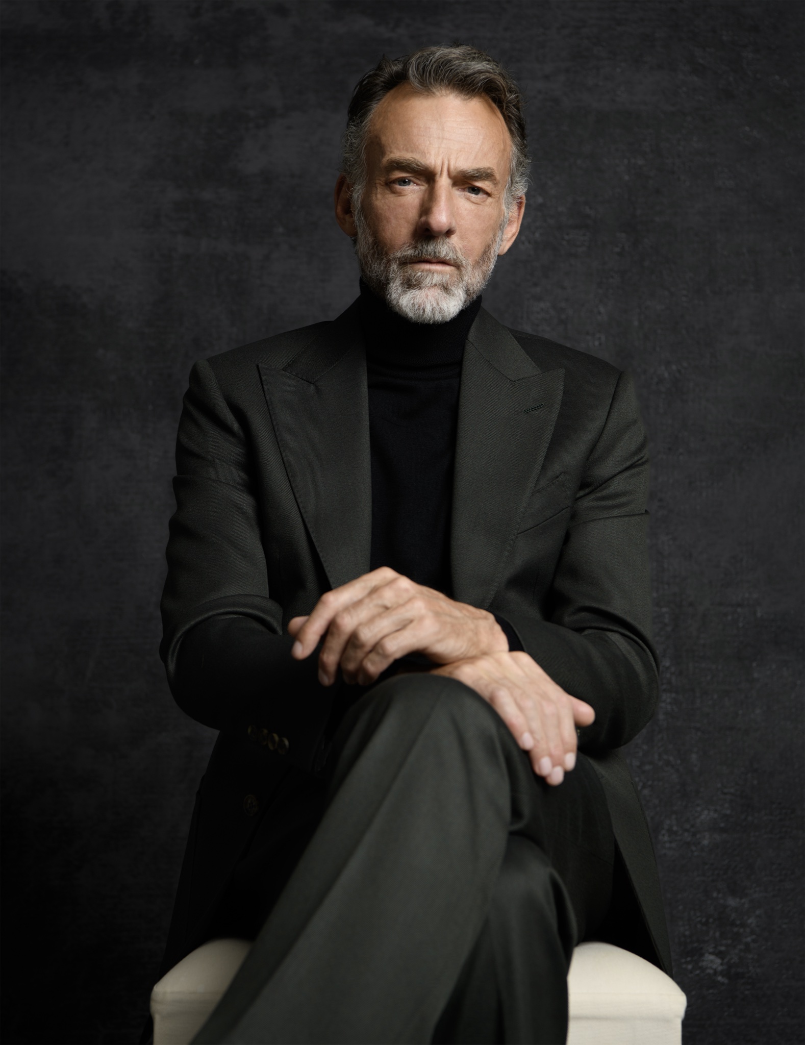 Costume sur mesure vert bouteille